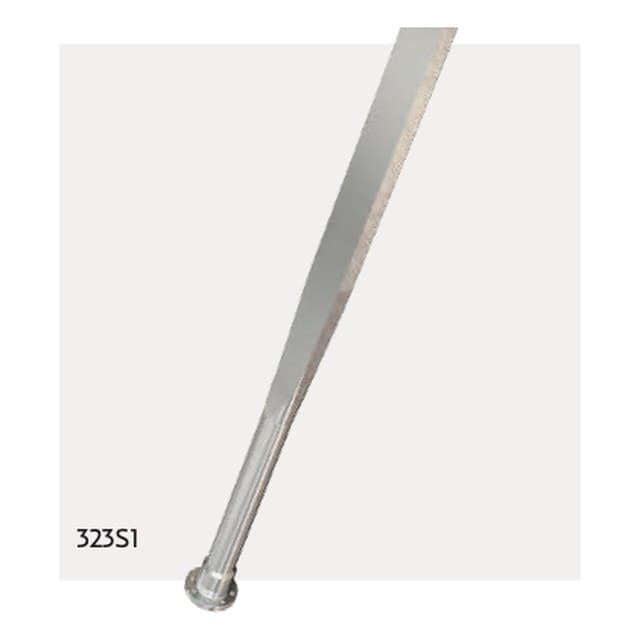 A long straight 323S1 nozzle with a flat metal end.