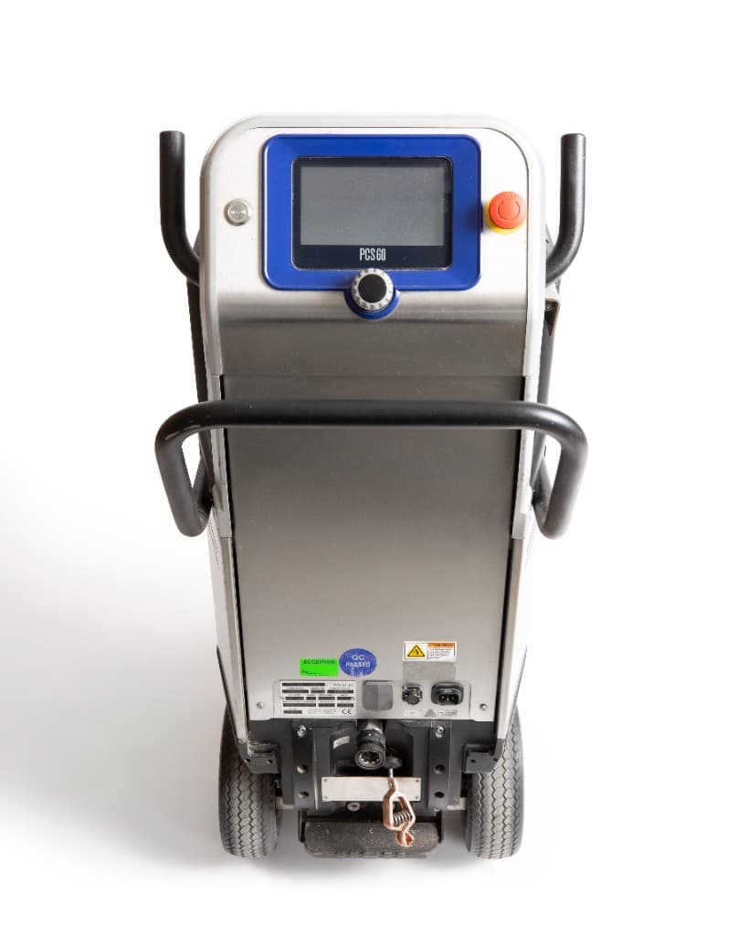 Front of a Cold Jet Aero2 PCS 60. The screen is labeled PCS 60.